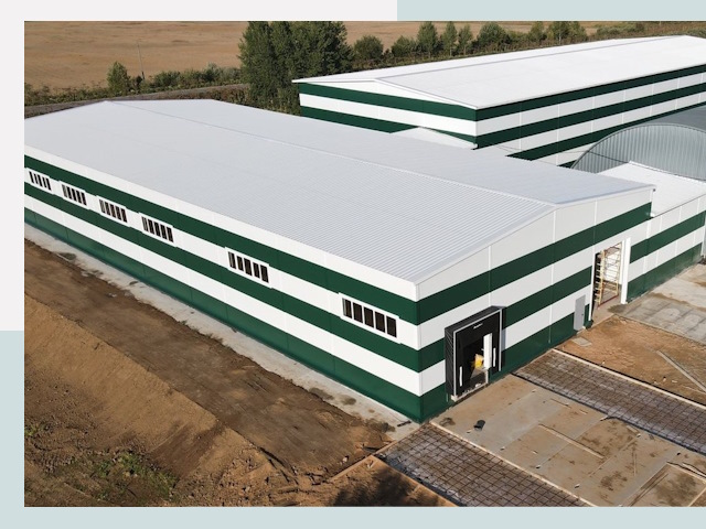 Строительство овощехранилищ в Шарыпове