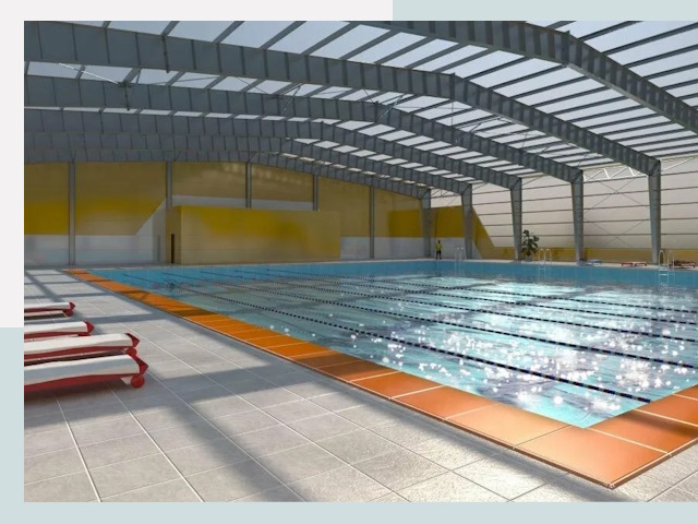 Строительство крытых бассейнов в Шарыпове