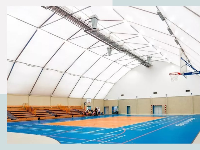 Строительство спортивных залов в Шарыпове