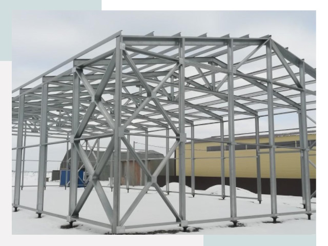 Каркасные ангары в Шарыпове