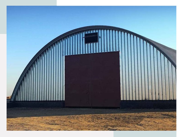 Арочные ангары в Шарыпове
