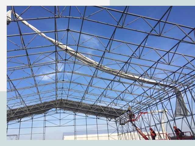 Шатровые ангары от 606 руб. в Шарыпове и Красноярском крае