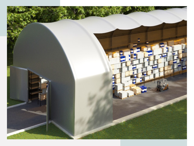 Тентовые ангары в Шарыпове