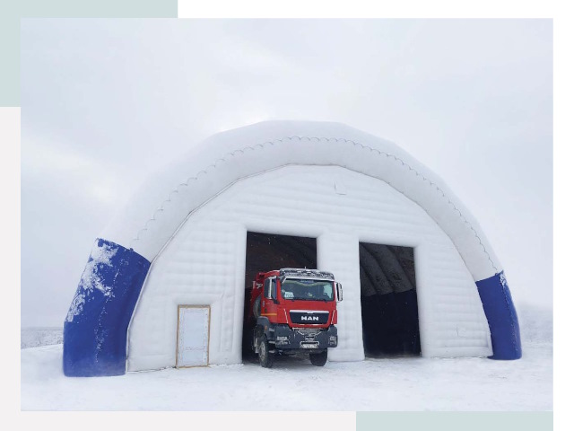 Мобильные ангары в Шарыпове