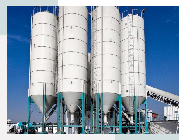 Строительство цементных силосов в Шарыпове