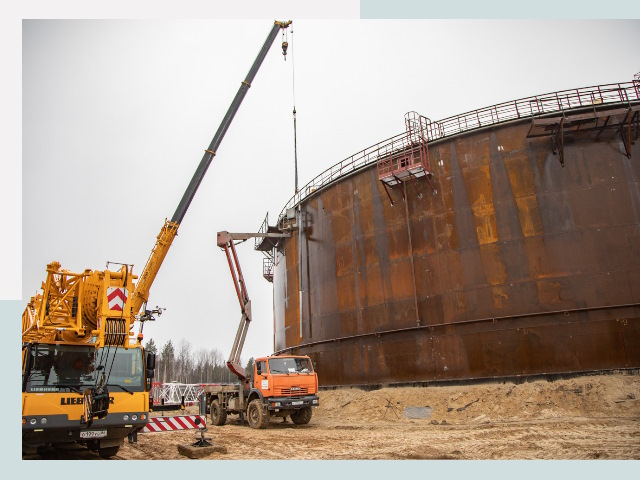 Монтаж резервуаров в Шарыпове от 606 руб. за м³