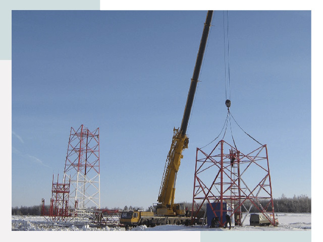 Монтаж вышек связи в Шарыпове