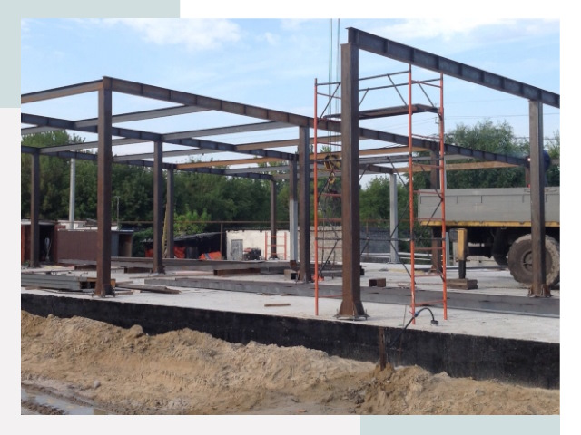 Фундамент для ангаров в Шарыпове