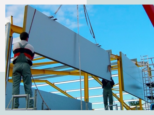 Монтаж сэндвич-панелей в Шарыпове от 606 руб.