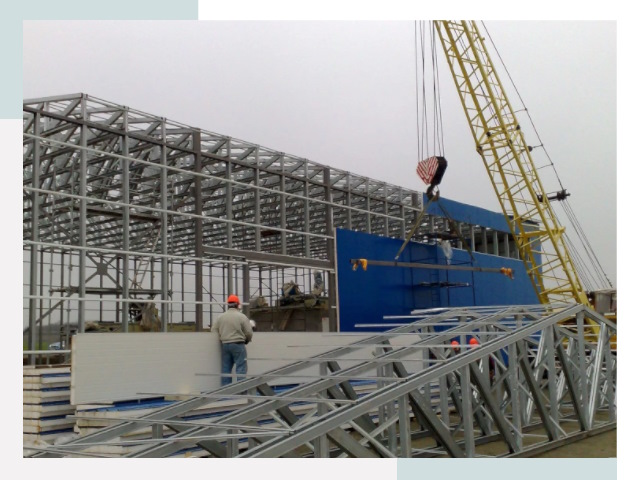 Монтаж ангаров в Шарыпове