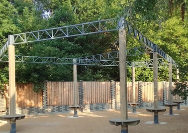 Терраса из металлоконструкций под ключ, проектирование, изготовление и монтаж от СтальСтрой-Шрп